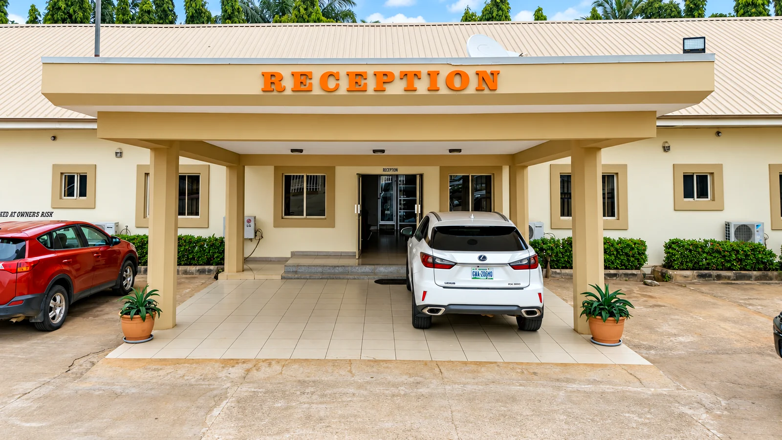 Reception entrance at HASKE Hotel Luxury